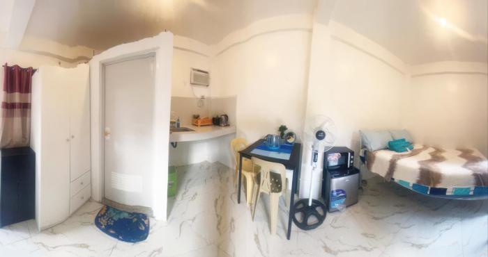 Centrally located studio 1 with AC and kitchenette