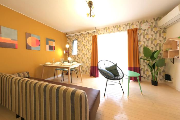 Kamata332 蒲田駅の2LDKアパートメント 羽田8min 品川8min