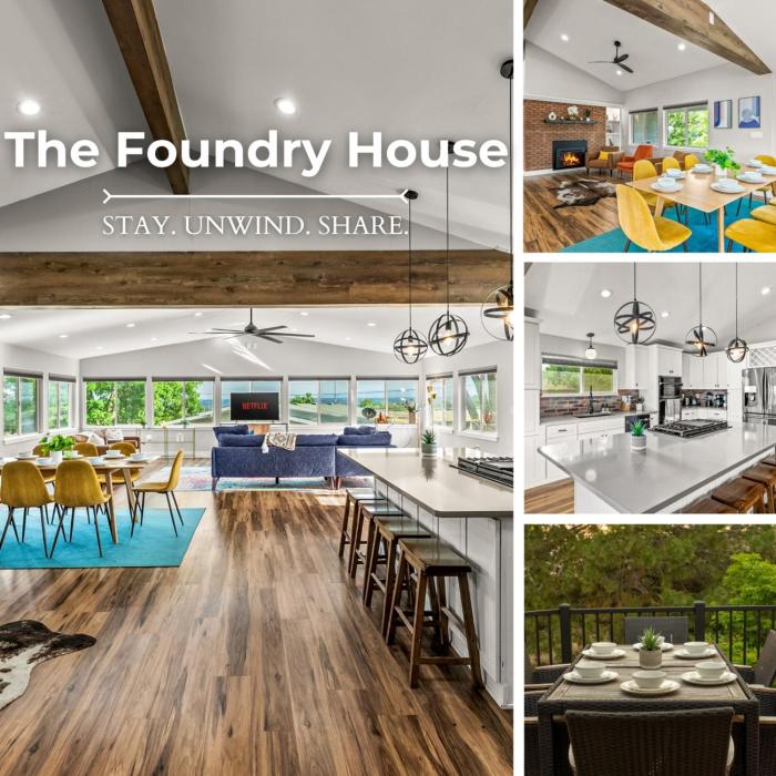 The Foundry House Eclectic 5BR Family Retreat