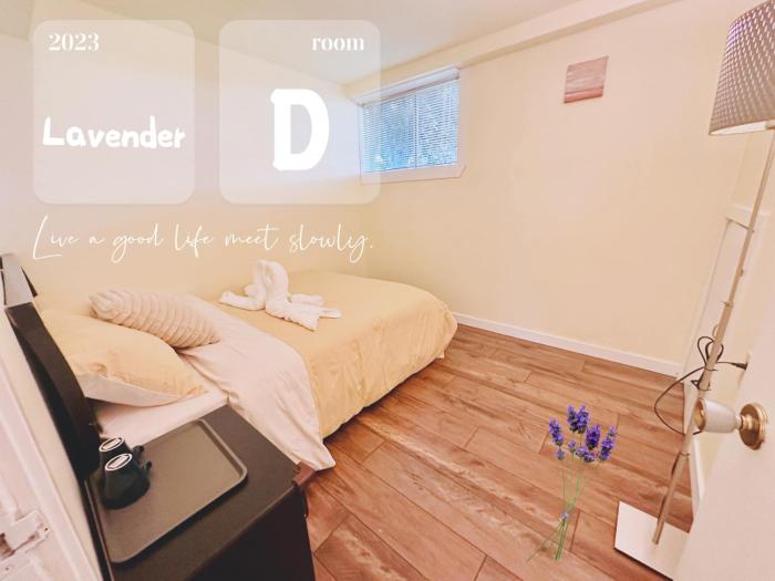 Lavender house with AC