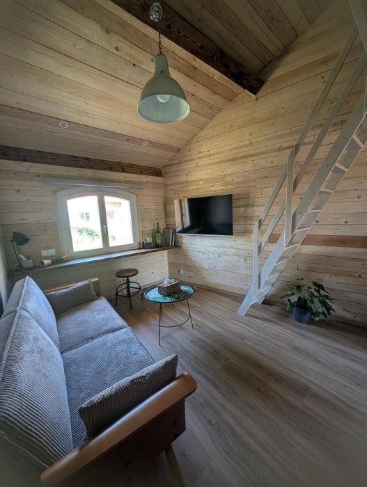 Le chalet den haut studio climatisé