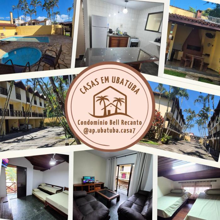 Casa 6 em Condomínio com 2Quartos 1Mezanino Wifi Piscina Churrasqueira