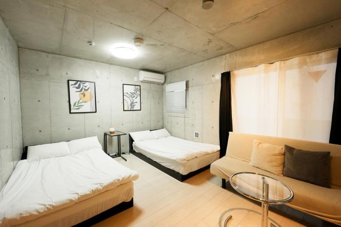 グランドス401今宮駅徒歩2分大国町駅5分 難波道頓堀も徒歩圏内 ホテルリネン使用