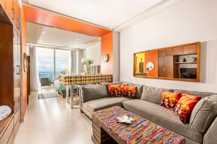 Ocean View Beach Front Condo in the Center of Town
