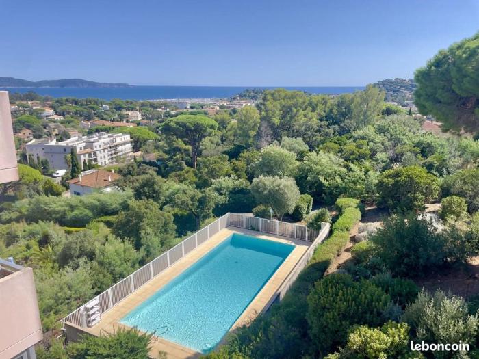 Appartement vue mer et piscine CAVALAIRE 4 personnes