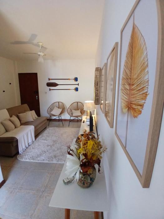 Apartamento aconchegante na Praia do Morro, a poucos metros da praia