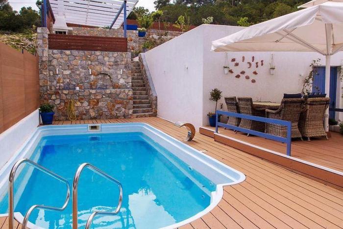 White Blue Luxury Villa 1