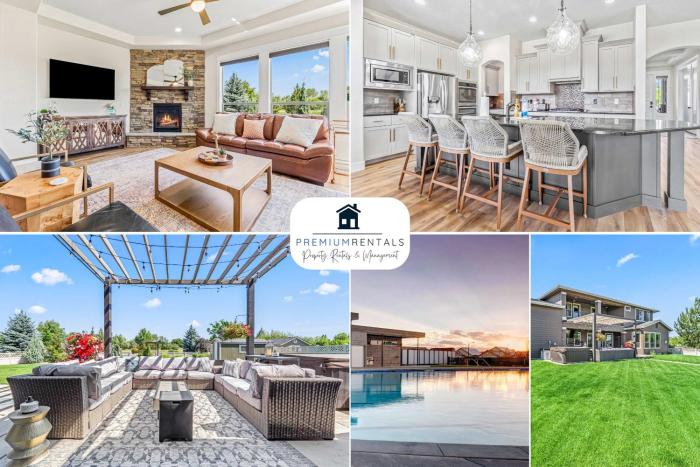 Modern 5BR Retreat with Hot Tub Cold Plunge & Park