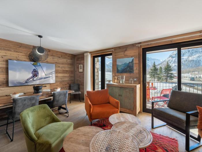Appartement moderne à Val dIsère, 6 pers, accès direct au domaine skiable - FR-1-844-4