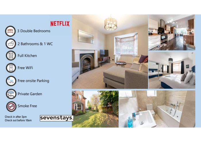 Large Home near Edgbaston Stadium, UOB & QE hospital sleeps 6