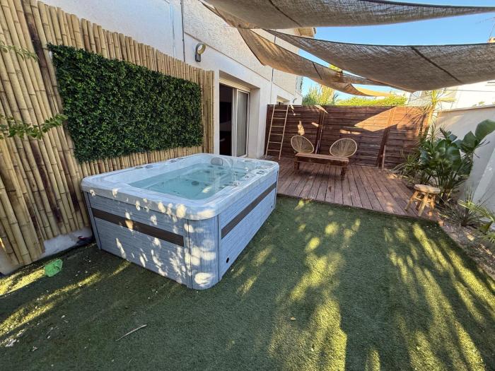 Rez de jardin cosy & jacuzzi