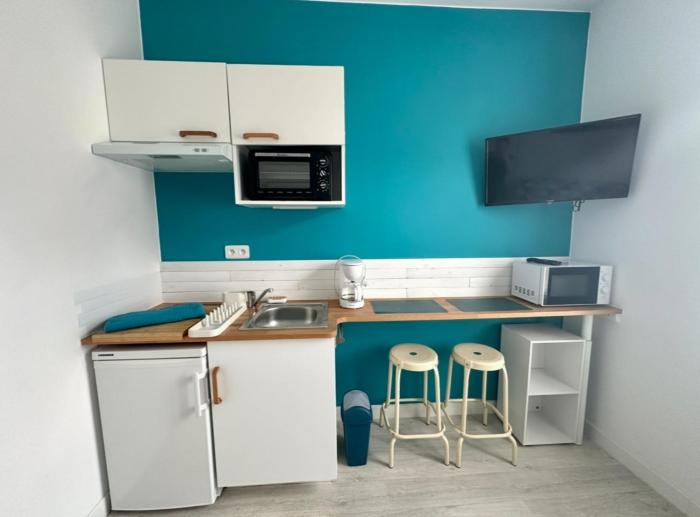 Studio BLEU - à 100 m de la plage de Berck