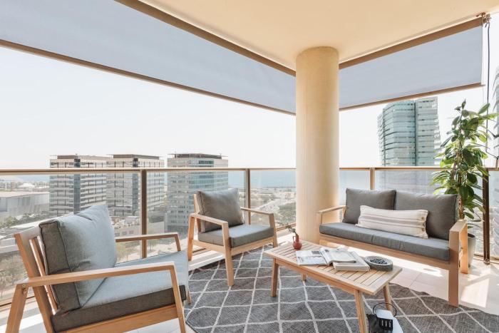 Pavots - 3 bedrooms, pool and gym in Poblenou