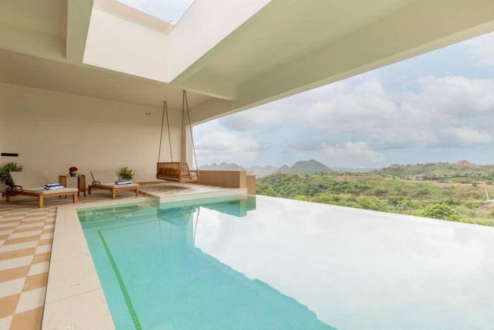 SaffronStays Aurum Villa, Moringa Valley - Luxury 4BR in Udaipur