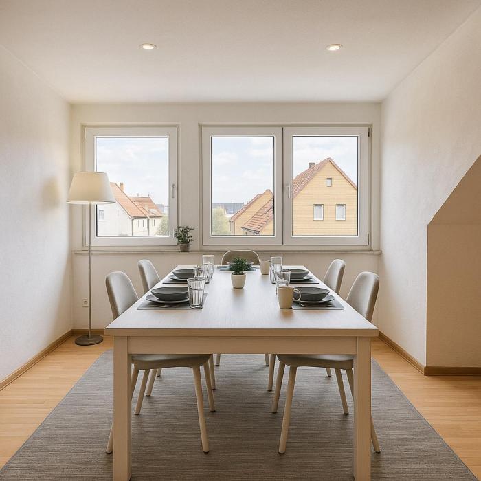 Modern Flat Karlsruhe - Waschmaschine, Fußbodenheizung, Regendusche
