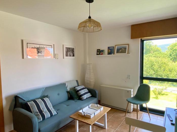 Apto 2 dorm en primera línea de Playa Langosteira con garaje y wifi