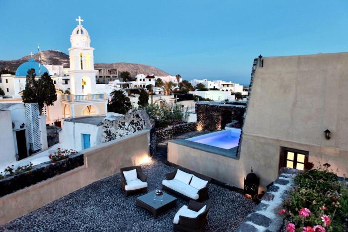 Super Luxury Santorini Villa Mansion Kyani Private Pool