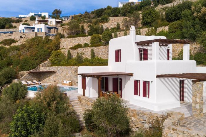 Excellent Mykonos Villa Villa Psarrou Epsilon 4 Bedrooms Stunning Sea View