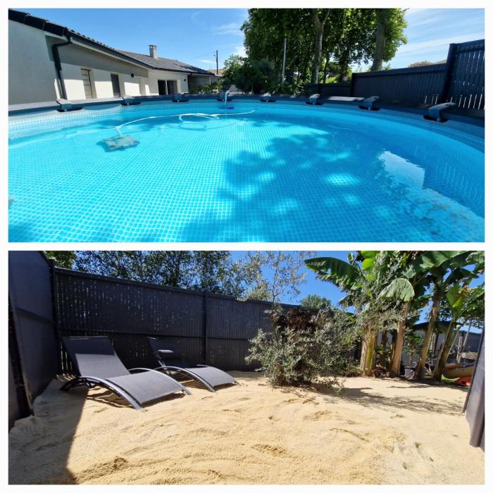 Villa entière avec piscine- 8p