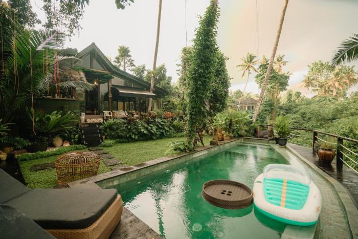 Tropical Kasbah with Riverside View - Beji Mas, Ubud
