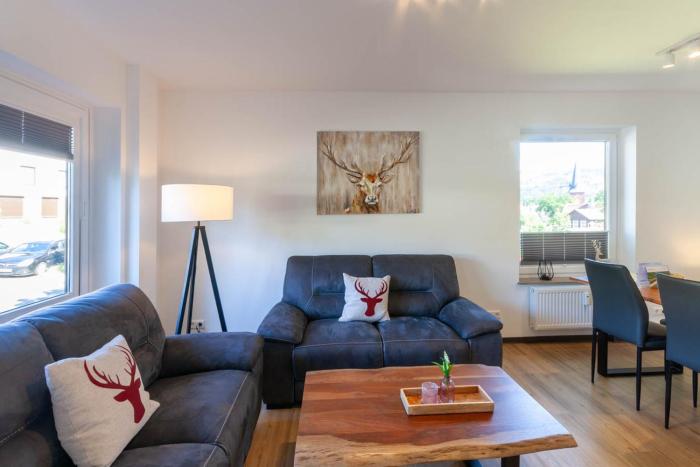 Ferienwohnung Bergsicht mit Balkon