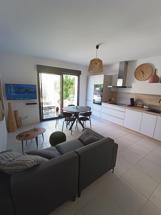 Duplex rose- Sérénité en Bord de Mer