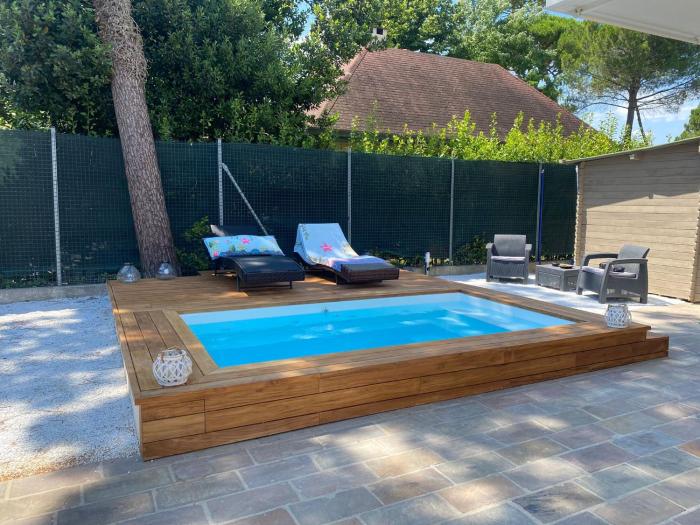 MIMA61 - Appartamento con piscina, giardino e posti auto a 50mt dal centro