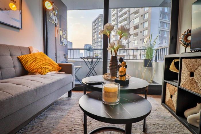 HOM I A Pasos Del Metro Nuble Depto 2PAX en Nunoa