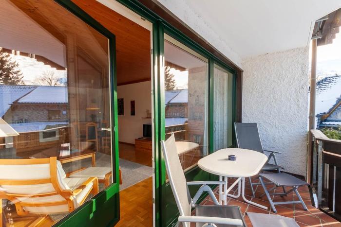 Ferienwohnung Sanne mit Balkon - direkt am Kurpark