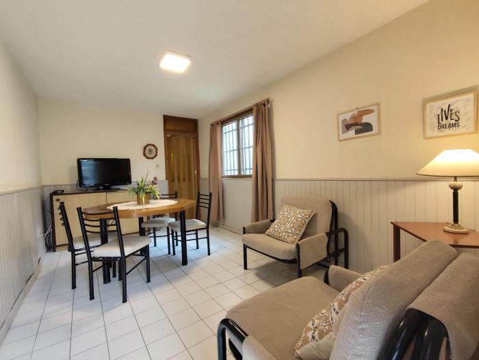 Departamento PB patio y cochera