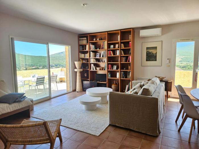 Belle villa vue mer Pietracorbara Cap Corse