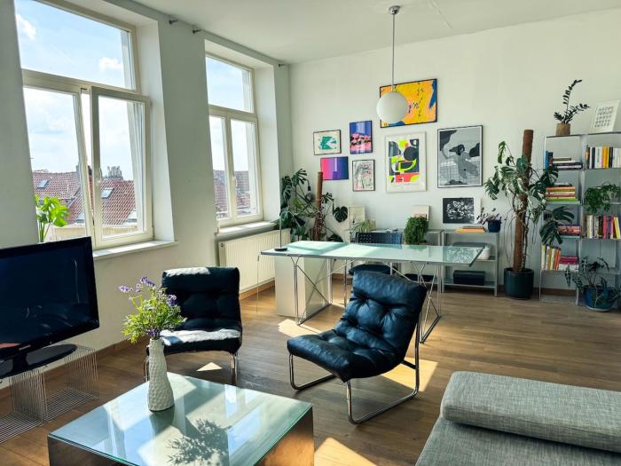 Bright apartment in Saint-Gilles