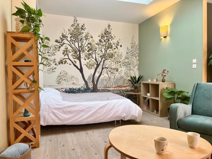 Entre Nantes et Sèvre charmant T1 à 3 mn du Busway