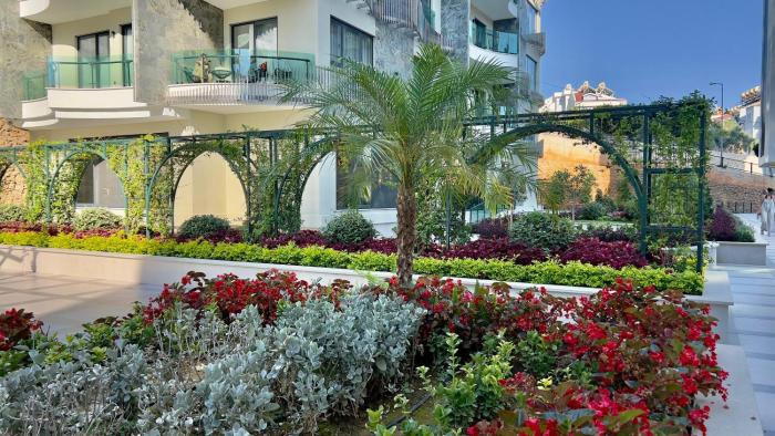 liga6768 Посуточная аренда 2-комнатной квартиры в комплексе со СПА зоной 150 м от пляжа, Тосмур