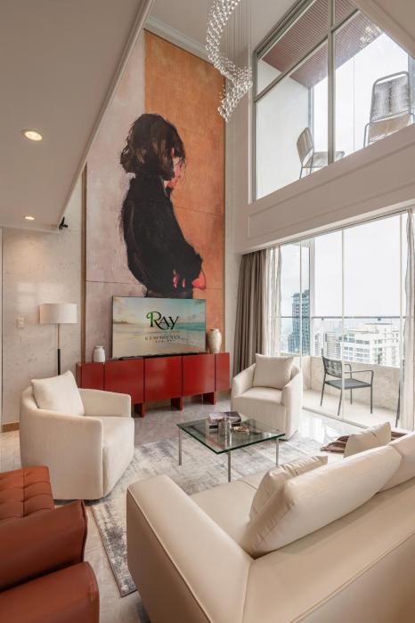 Charming white Saigon Penthouse 4 bed 4 bath