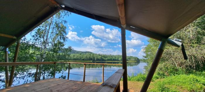 Safari tent Älven, mini-camping Nästorp broa