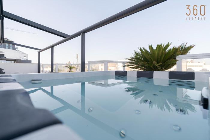 2BR Penthouse Paradise with Jacuzzi & BBQ in Sliema by 360 Estates