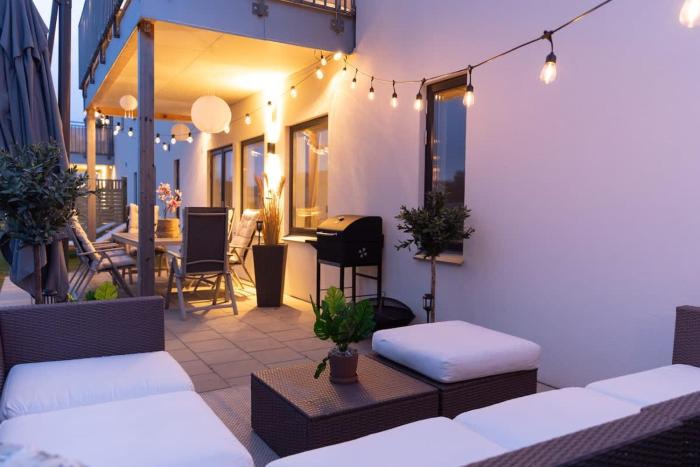 Fully Equipped Home in Båstad with Cozy Patio