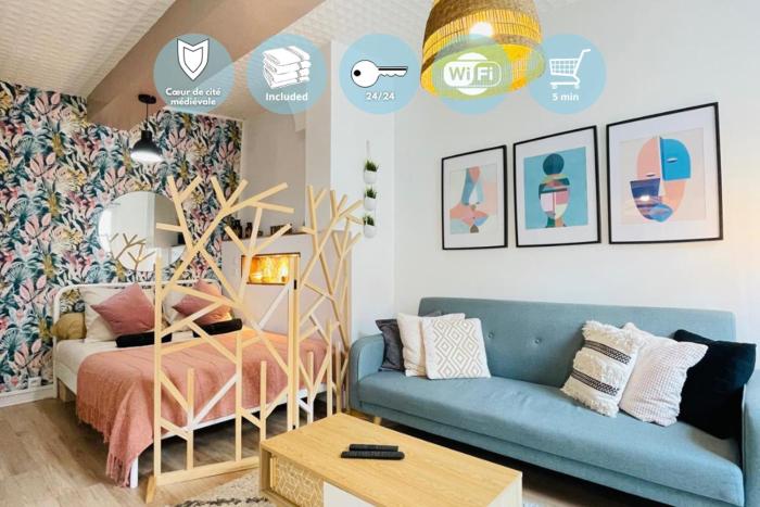 Provins au coeur du quartier historique - Charmant studio pour 2