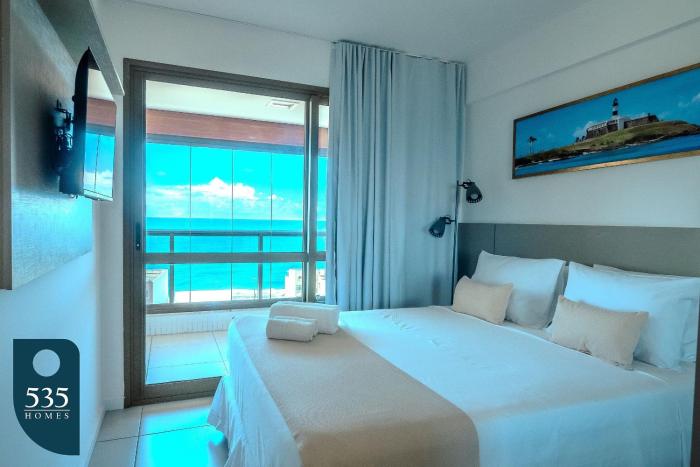 Apartamento super equipado perto da praia da Barra