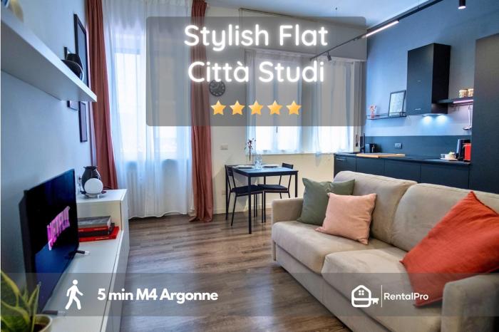 10 min Linate M4 Argonne - Città Studi Stylish Flat