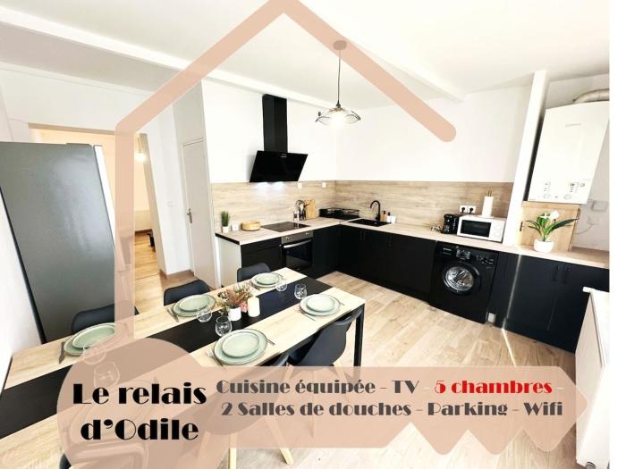 Maison Charmante - Pro & Famille - Tout Confort - 5 Chambres