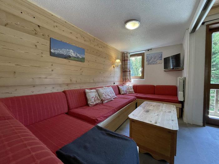 Appartement montagnard pour 7 pers avec mezzanine, proche des pistes aux Menuires - FR-1-452-30