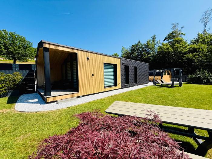 Voralpen Lodge - Ferienhaus mit Gym, Sauna & Hot Tub