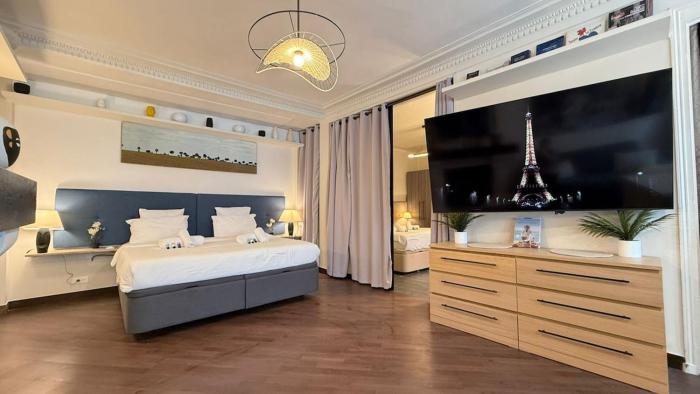 Eiffel-Tower, Deluxe Suite Passy - 6 people