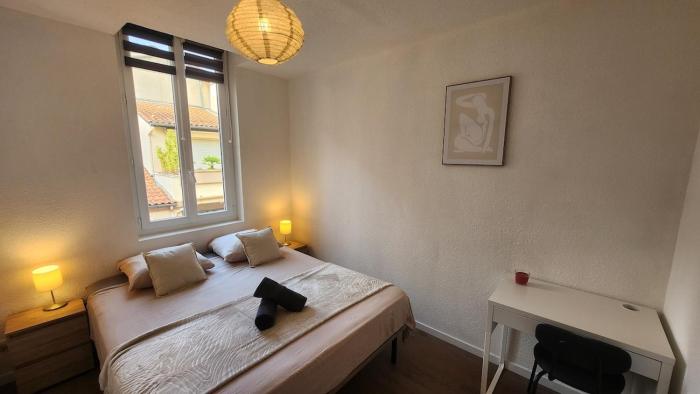 T2 tout équipé 2bed 3pers - hypercentre