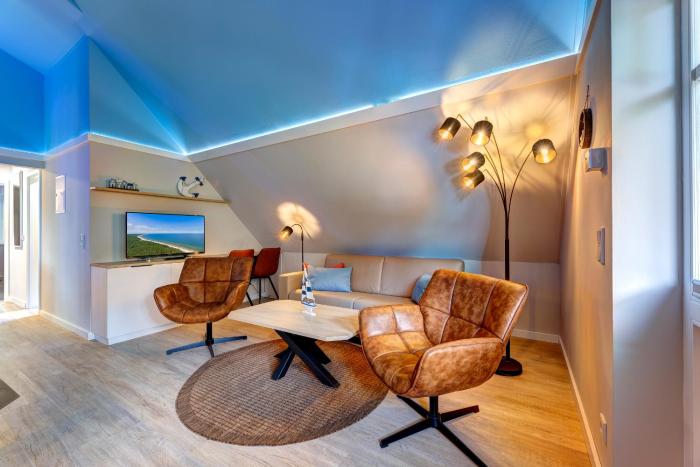 Dünenhäuser Ückeritz UnserUsedomDe FeWo ca80qm mit privater Sauna und Kamin Parkplatz direkt am Strand 5I3