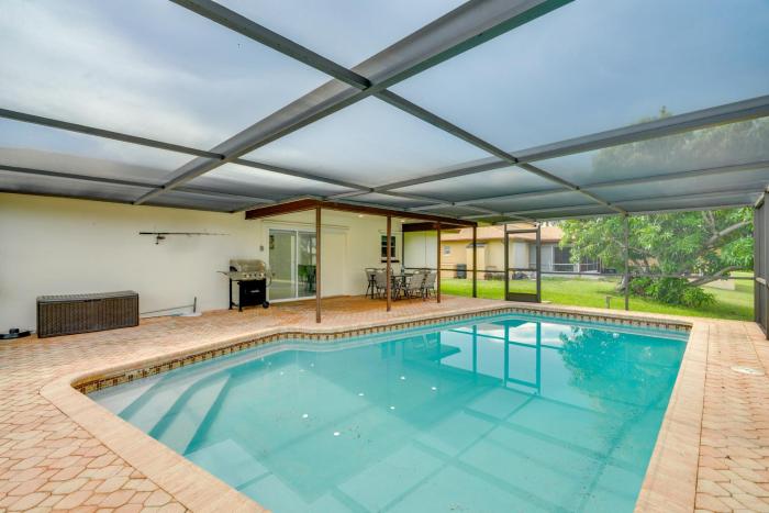 Swim, Golf and Explore Pet-Friendly Cape Coral Home