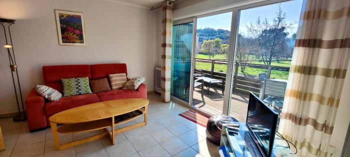 Spacious apartment with pool