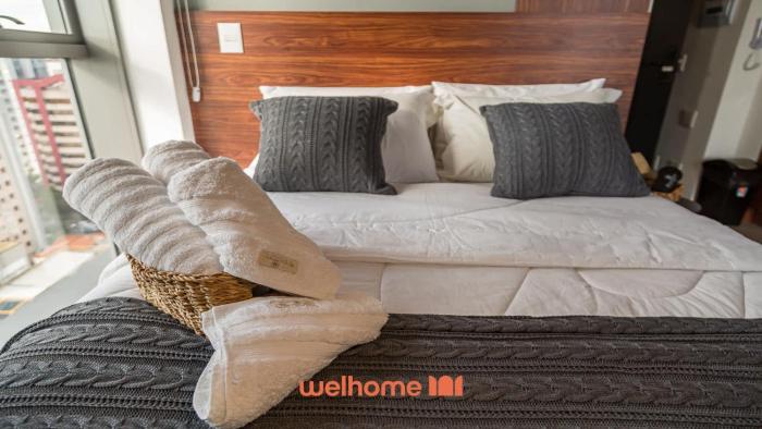 Studio em Vila Mariana com coworking no prédio